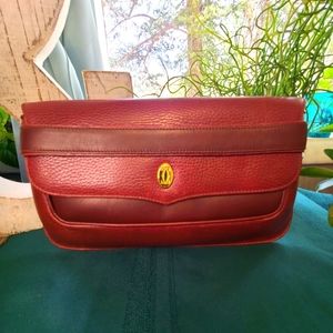 Cartier Must De Cartier Bordeaux Leather Clutch GUC